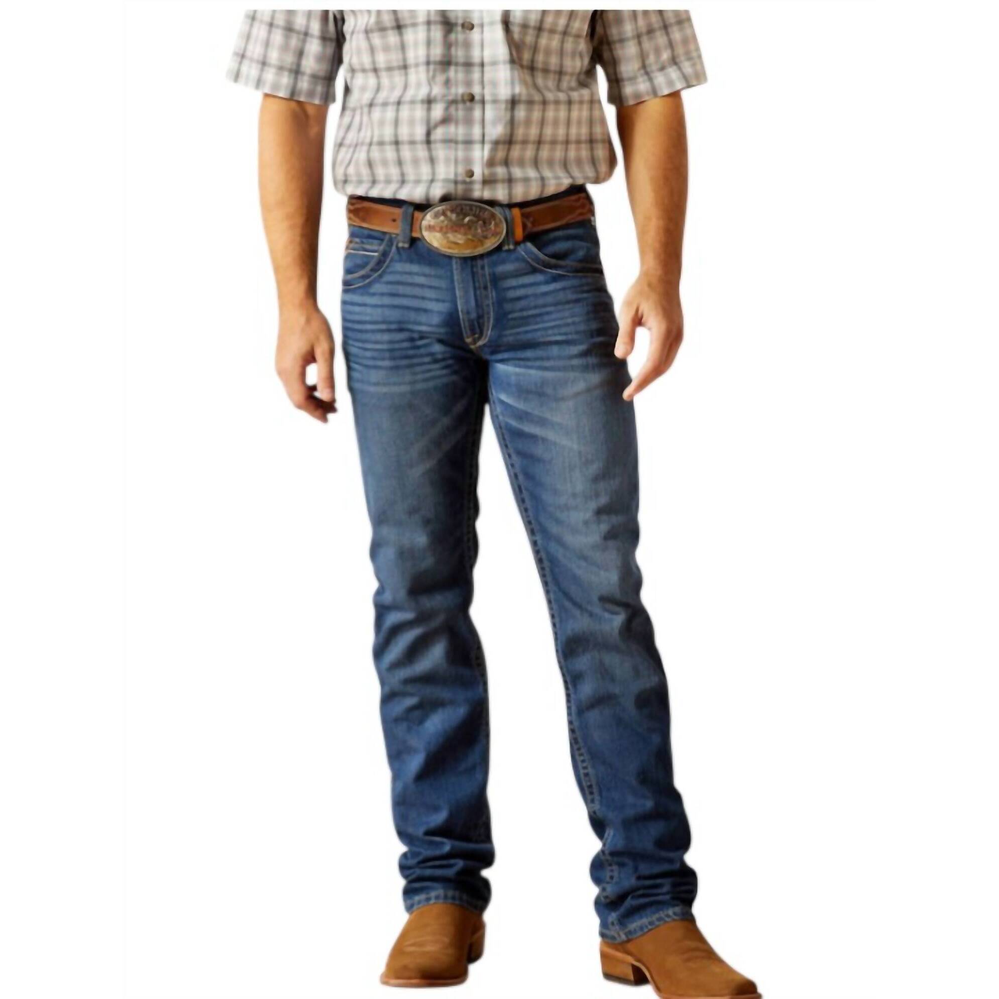 New Ariat M5 Straight Bucklin Straight Jeans In Pismo